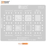 AMAOE PLANTILLA METALICA DE CHIP IC PARA MQ-4 QUALCOMM SM8350 / 8450 RAM / SM8450 /SM7315 / SM7325 / MT6833V / MT6799W / MT6877V