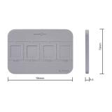 MR YANG MY-005 MAGNETISMO SÚPER FUERTE ALMOHADILLA DE HOJALATA PARA 0.35MM / 0.45MM / 0.55MM / 0.65MM BGA REPARACIÓN DE RESOLDADO DE CHIPS