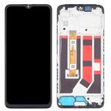 PANTALLA TACTIL + DISPLAY LCD DISPLAY COMPLETO CON MARCO PARA OPPO A18 (CPH2591) NEGRO ORIGINAL