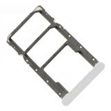 BANDEJA DE TARJETA SIM DUAL PARA OPPO A40 (CPH2669) / A40M (CPH2669) BLANCO