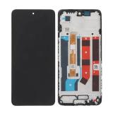 PANTALLA TACTIL + DISPLAY LCD DISPLAY COMPLETO CON MARCO PARA OPPO A80 5G (CPH2639) NEGRO ORIGINAL