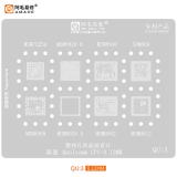 AMAOE PLANTILLA METALICA DE CHIP IC PARA QU-3 QUALCOMM MSM7225A / MSM8928 B / MSM8940 / SDM660 / MSM8909 / MSM8928 A / MSM8952 / MSM8612