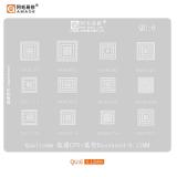 AMAOE PLANTILLA METALICA DE CHIP IC PARA QU-6 QUALCOMM QSC6270 / MDM9600 / MSM6260 / MSM7227 / QSC1110 / MDM6600 / MSM6246 / MSM8909W / QSC1105 / MDM8215 / MDM9215M / MSM7521