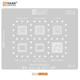 AMAOE PLANTILLA METALICA DE CHIP IC PARA QU-8 QUALCOMM SM8250-102 / SM8250-002 / SDM439 / SM8250-102 RAM / SM8350 SAM / SM8250-002 RAM / SM8350