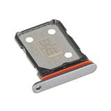 BANDEJA DE TARJETA SIM DUAL PARA REALME 14 PRO 5G (RMX5055 RMX5056) GRIS / NEGRO