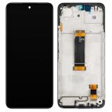 PANTALLA TACTIL + DISPLAY LCD DISPLAY COMPLETO CON MARCO PARA XIAOMI REDMI 13 4G (2404ARN45A 24040RN64Y) / REDMI 13 5G / POCO M6 4G (2404APC5FG) NEGRO ORIGINAL