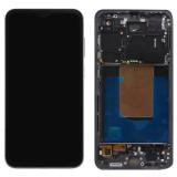 PANTALLA TACTIL + DISPLAY AMOLED DISPLAY COMPLETO + MARCO PARA SAMSUNG GALAXY S24 FE S721B NEGRO ORIGINAL (SERVICE PACK) (ENSAMBLADO)