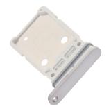 BANDEJA DE TARJETA SIM DUAL PARA SAMSUNG GALAXY S25 FE S731B AZUL HIELO / BLANCO