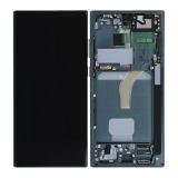 PANTALLA TACTIL + DISPLAY AMOLED DISPLAY COMPLETO + MARCO PARA SAMSUNG GALAXY S22 ULTRA 5G S908B VERDE (Pantalla reacondicionada marco no original)