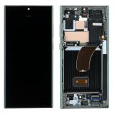 PANTALLA TACTIL + DISPLAY AMOLED DISPLAY COMPLETO + MARCO PARA SAMSUNG GALAXY S23 ULTRA 5G S918B VERDE ORIGINAL (SERVICE PACK) (ENSAMBLADO)