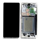 PANTALLA TACTIL + DISPLAY AMOLED DISPLAY COMPLETO + MARCO PARA SAMSUNG GALAXY S25 ULTRA S938B TITANIO NEGRO / GRIS / VERDE JADE / ORO ROSA ORIGINAL (SERVICE PACK) (ENSAMBLADO)