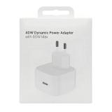 ADAPTADOR DE CORRIENTE USB-C DE 40W CON CAJA (MAX 60W)PARA APPLE IPHONE 17 /17 PRO / 17 PRO MAX / 17E / AIR / 18 PRO / 18 PRO MAX