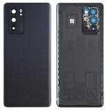 TAPA TRASERA PARA OPPO RENO 6 PRO 5G (CPH2249) GRIS / NEGRO ORIGINAL
