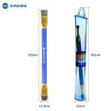 SUNSHINE SS-022D CEPILLO DOBLE CABEZAL DE COBRE DE DOBLE USO PARA EL MANTENIMIENTO DE TELÉFONOS MÓVILES LIMPIEZA DE ALMOHADILLAS IC ELIMINACIÓN DE PEGAMENTO Y ESTAÑO DE LA PLACA BASE PULIDO ETC