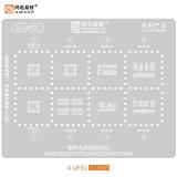 AMAOE U-UFS1 PLANTILLA METALICA DE CHIP IC PARA EMMC / EMCP / UFS / UMCP / LPDDR 0.15MM