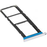 BANDEJA DE TARJETA SIM DUAL PARA HONOR X5C PLUS (NLA-LX1) PLATEADO